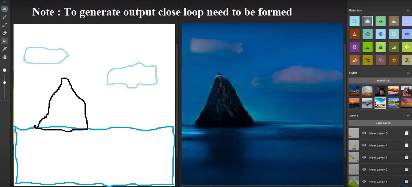 Sketch to Natural Scenery Generation using GAN